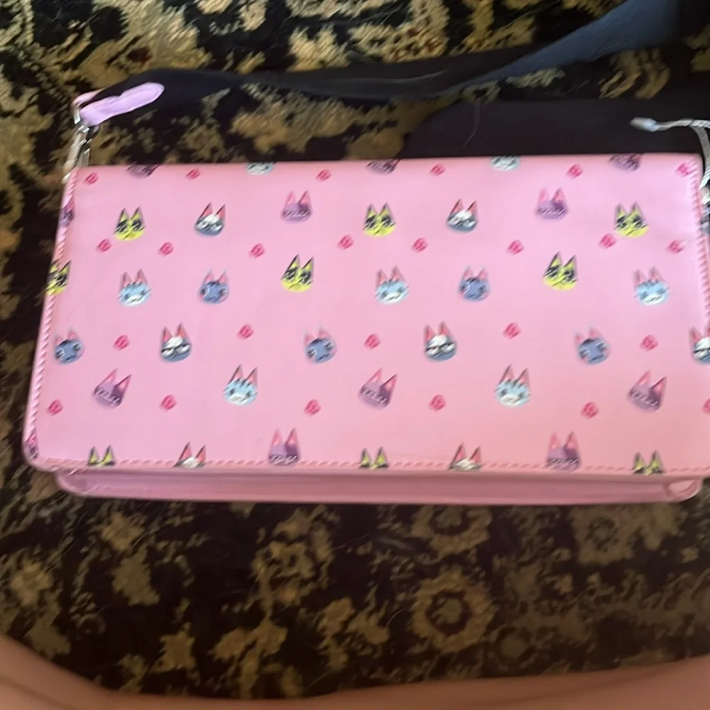Never used animal crossing Nintendo switch cat cross body - Picture 4 of 4